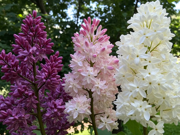 lilac varieties bloom differences