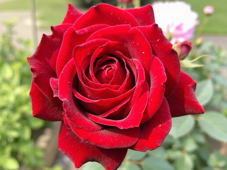majestic blooming stunning roses