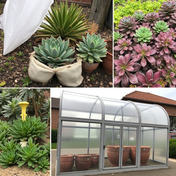 manage temperature for succulents
