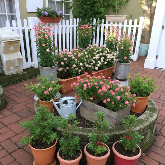 miniature roses for small spaces