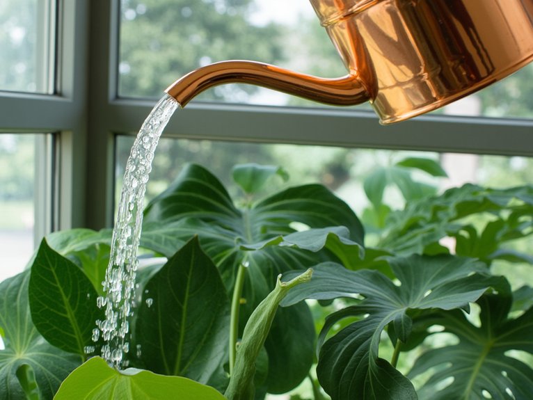 monitor soil moisture regularly