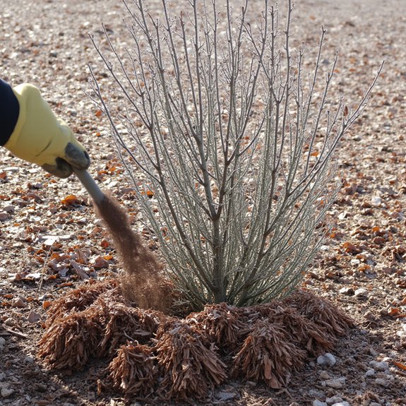 mulching for winter protection
