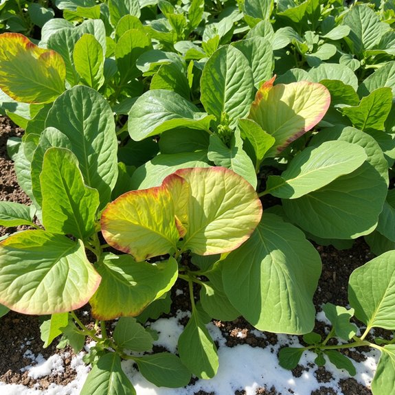 overfertilization causes leaf damage