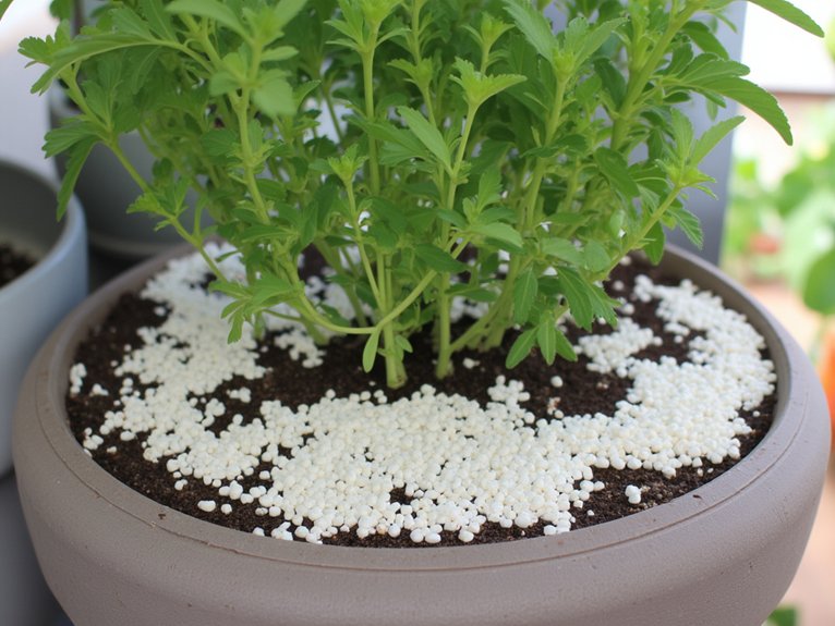 perlite improves soil aeration