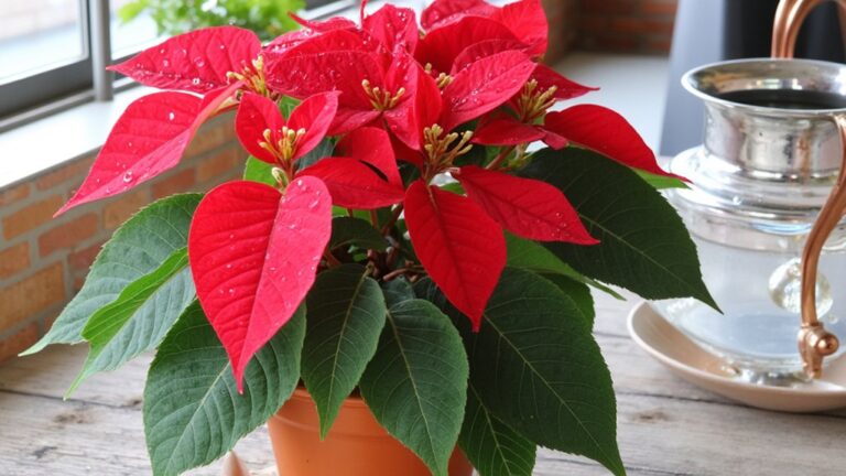 poinsettia watering techniques unveiled