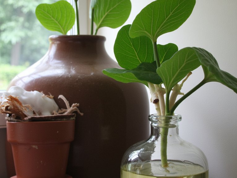 propagate and repot fiddle leaf