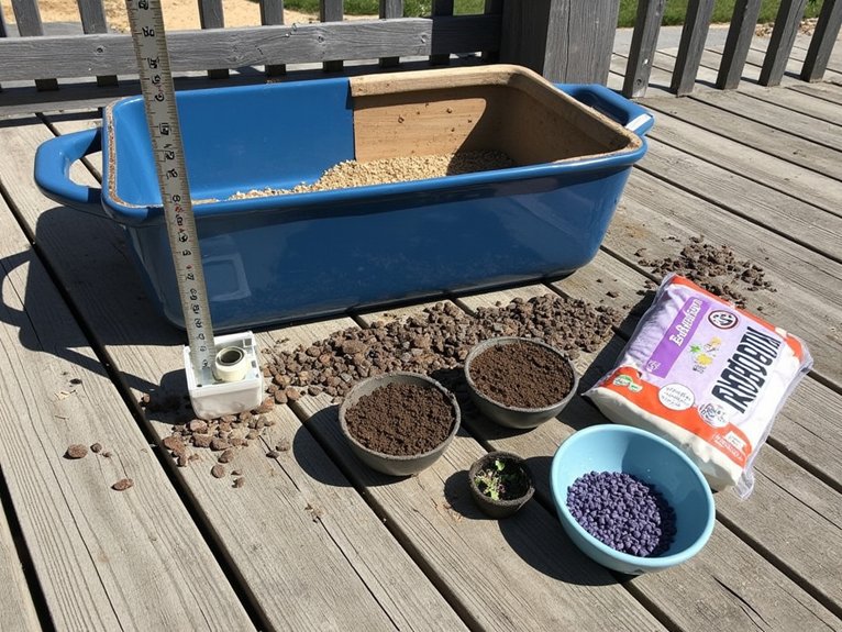 proper containers and soil