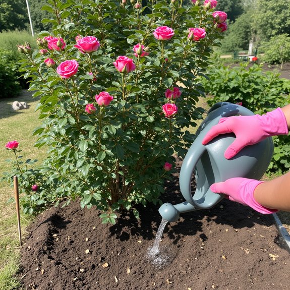 proper rose watering techniques