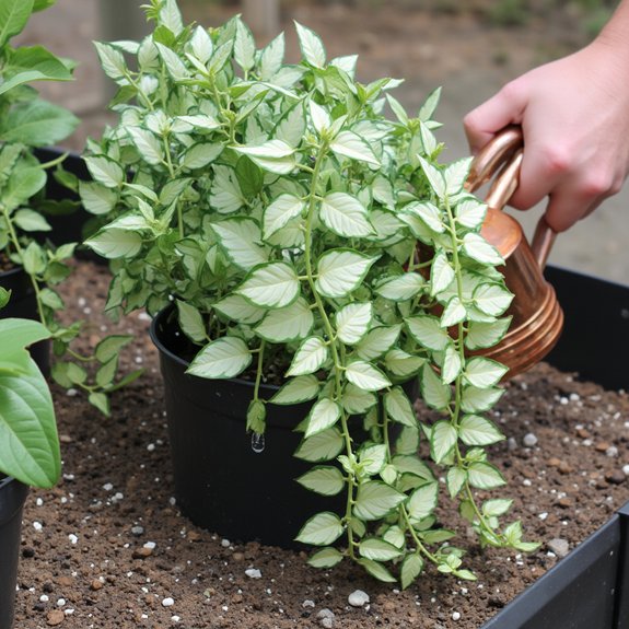 proper watering and soil