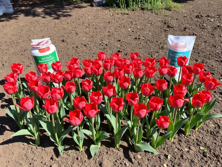 red tulip planting guide