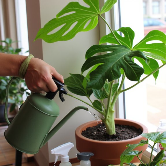 repotting care and recovery
