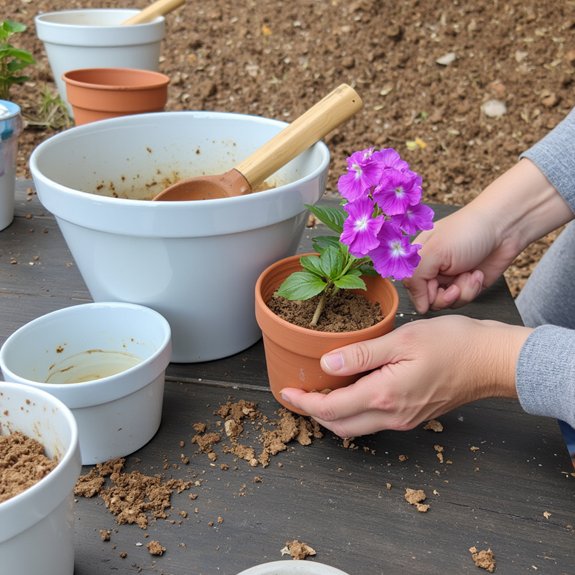 repotting prioritizes plant health