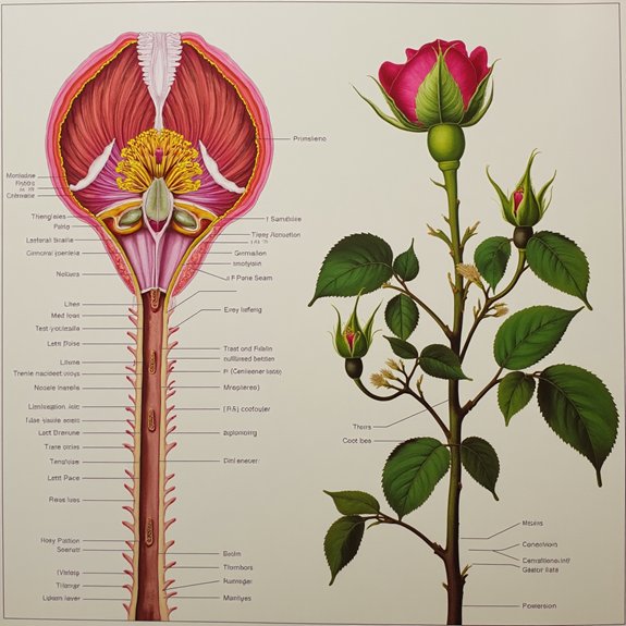 rose anatomy and growth