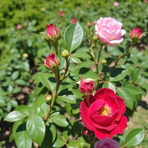 rose growth maturity timeline