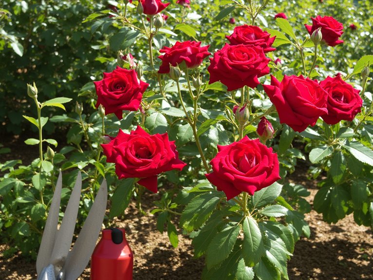 roses require basic care