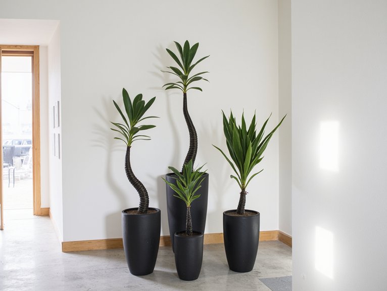 sleek plants for modern interiors