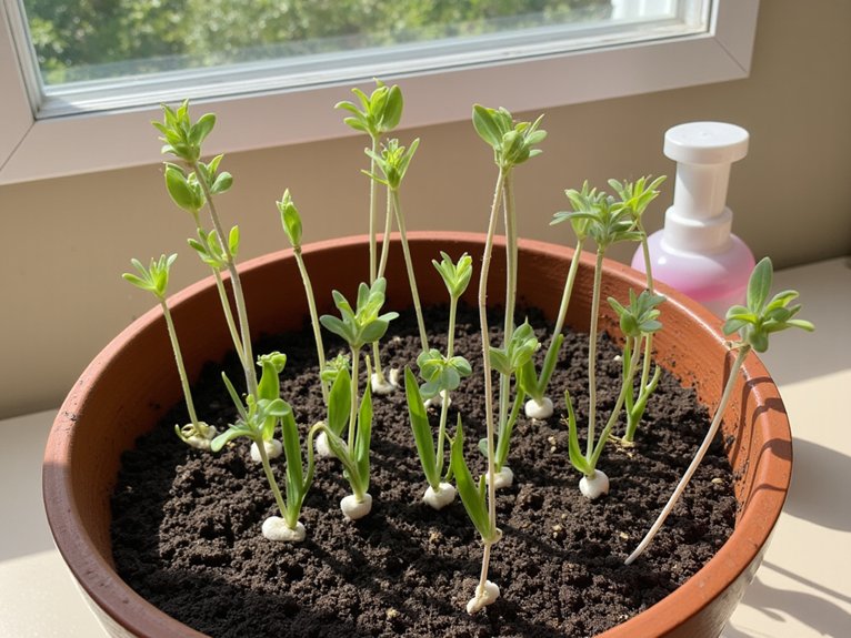 soil propagation for spider plants