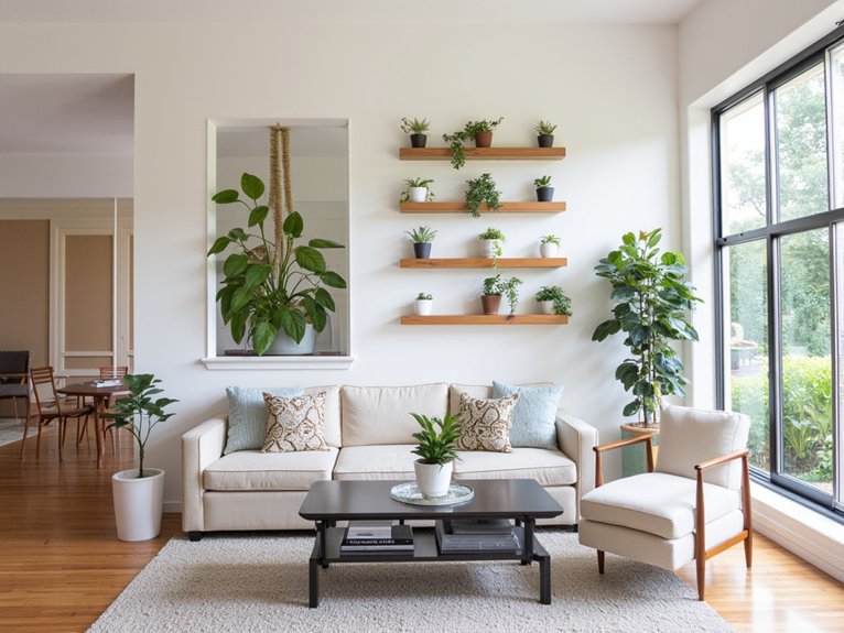 strategic indoor plant placement