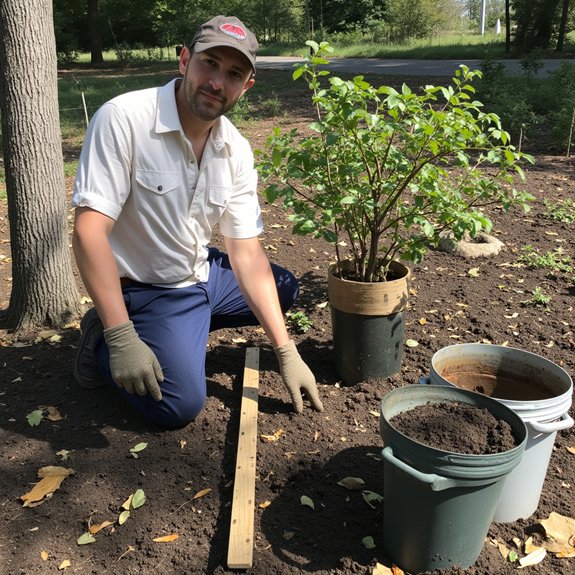 sunlight soil spacing protection