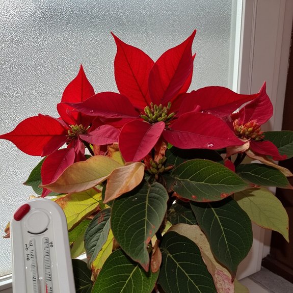 temperature stability for poinsettias