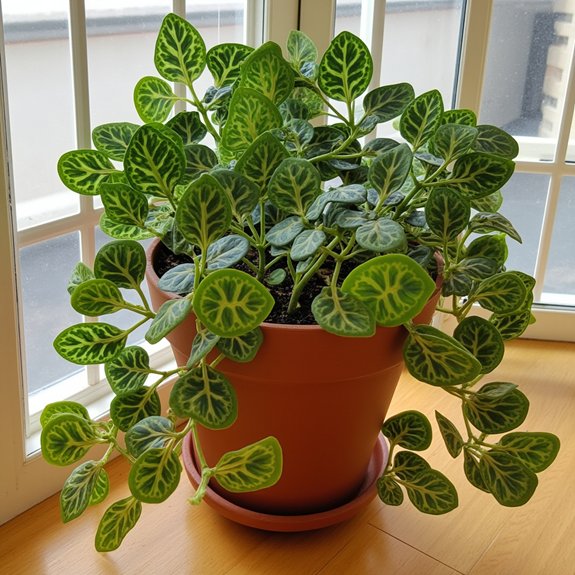 tropical cascading turtle leaves