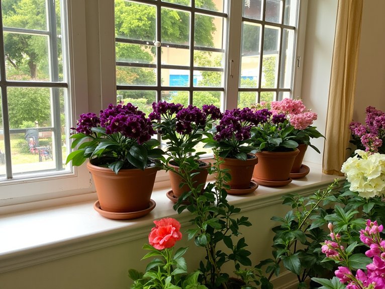 vibrant indoor flowering plants
