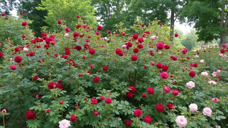 vibrant roses thriving shade
