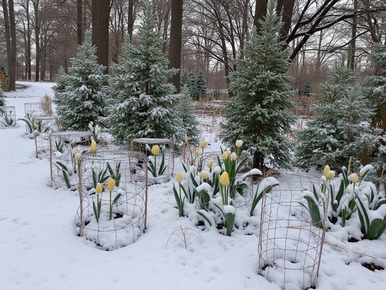 winter mulch and spring care