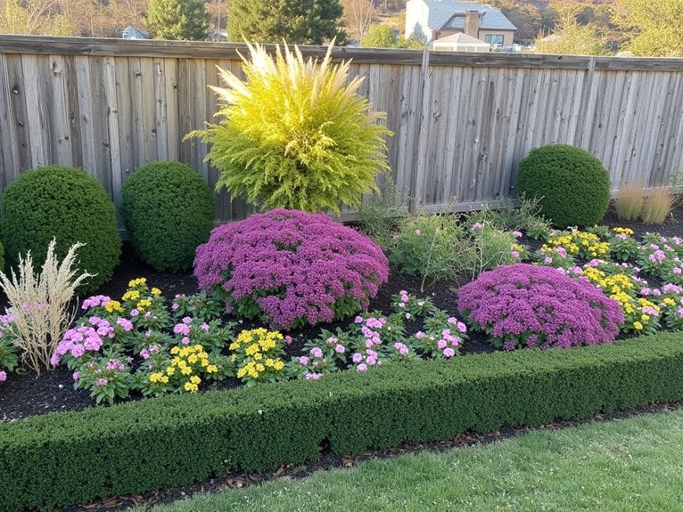 year round flowering shrub selection